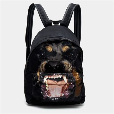 givenchy 19520 backpack|Givenchy rottweiler backpack.